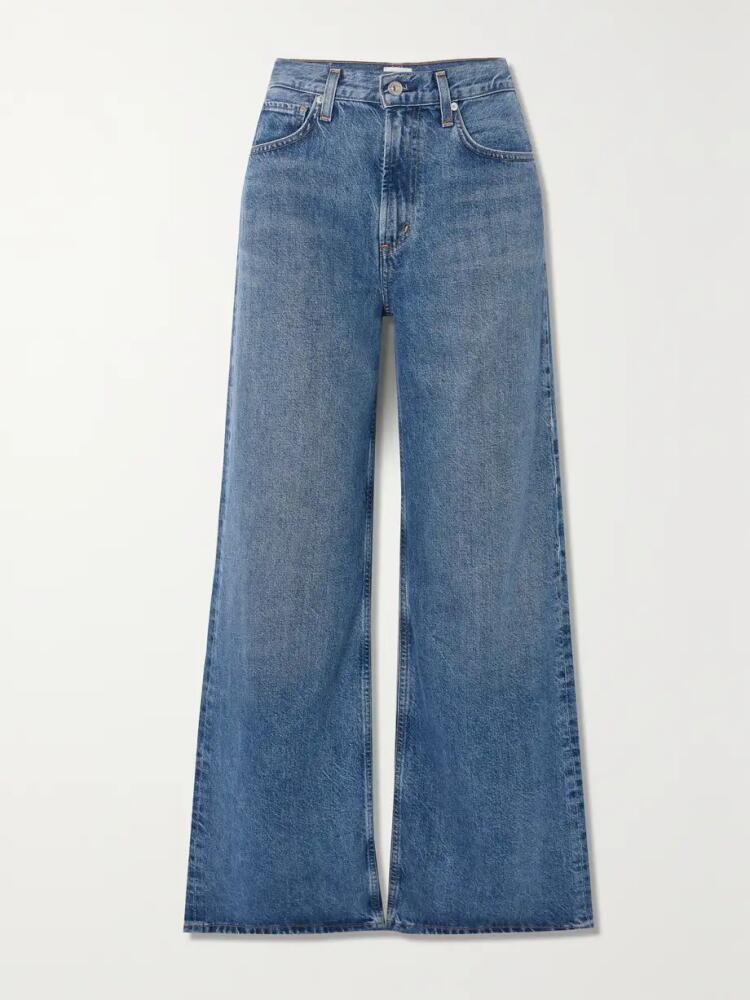 Citizens of Humanity - + Net Sustain Paloma Baggy Organic High-rise Wide-leg Jeans - Blue Cover