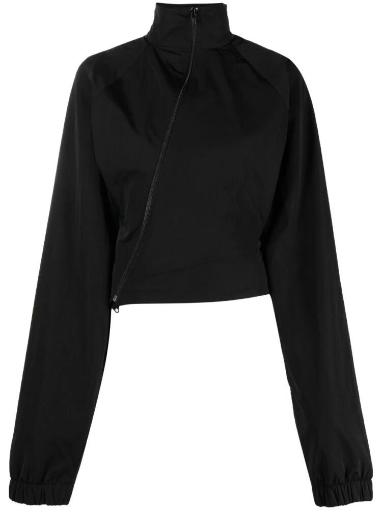 Jade Cropper asymmetric layered jacket - Black Cover