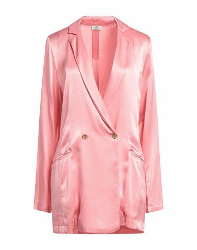 Rebel Queen Woman Blazer Pink Viscose Cover