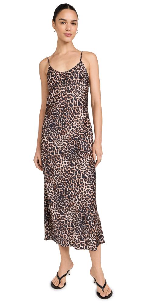 LNA Josie Slip Dress Leopard Cover