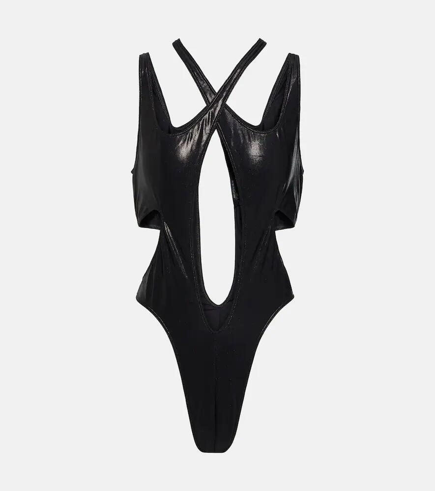 Mugler Cutout swimsuit Cover