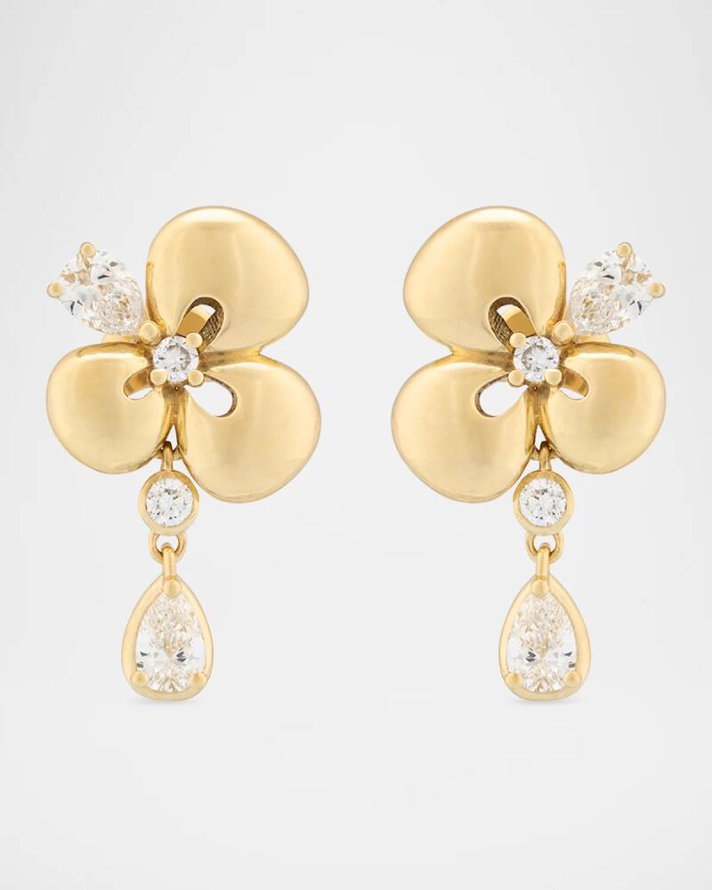 Miseno 18K Yellow Gold Ischia Diamond Earrings Cover