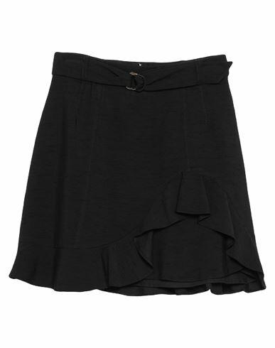 Sandro Woman Midi skirt Black Viscose, Polyamide Cover