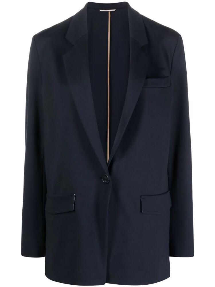 BOSS single breasted blazer - Blue Cover