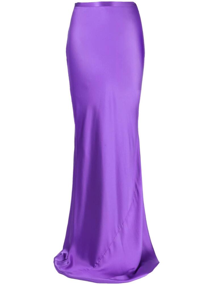 Michelle Mason bias maxi skirt - Purple Cover