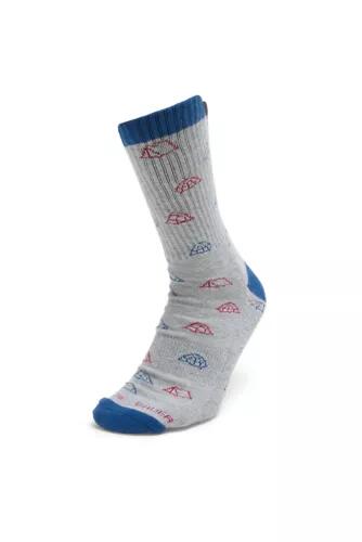 Eddie Bauer Men's Trail CoolMax Pattern Crew Socks Cover