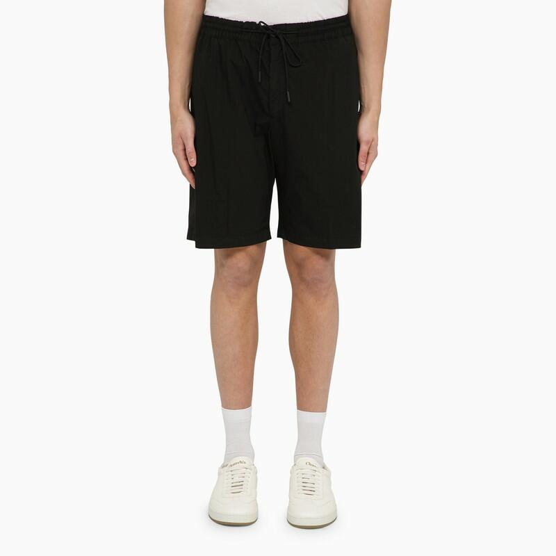 PT Torino Black cotton-blend bermuda shorts Cover