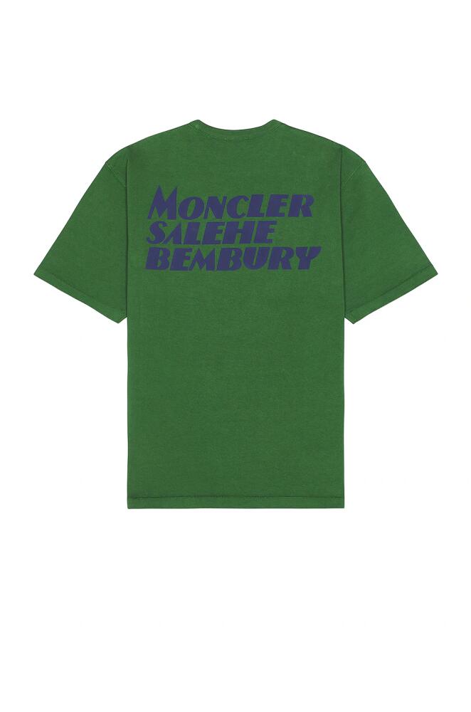 Moncler Genius Moncler x Salehe Bembury Logo T-shirt in Green Cover