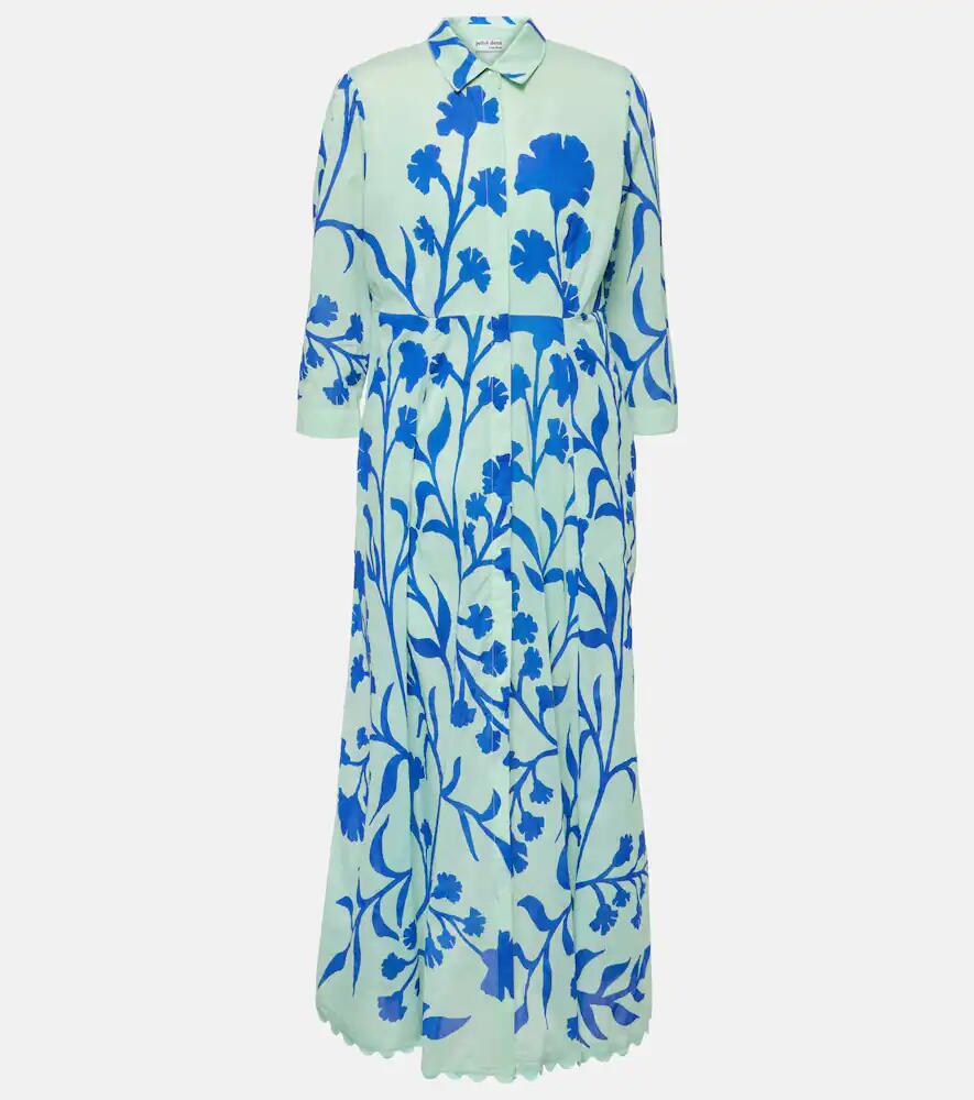 Juliet Dunn Printed cotton maxi dress Cover