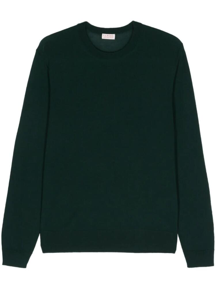 FURSAC long-sleeve wool jumper - Green Cover