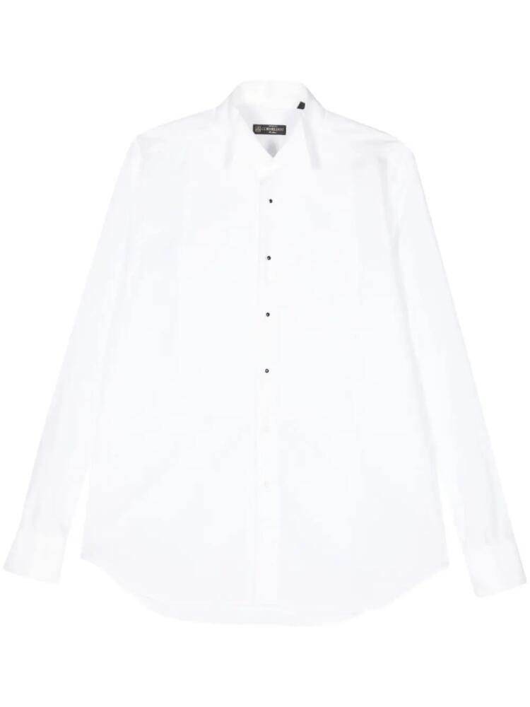 Corneliani poplin cotton shirt - White Cover