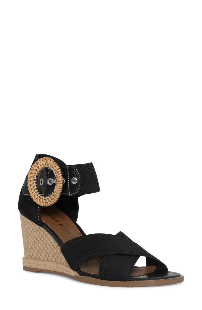 Donald Pliner Wedge Sandal in Black Cover