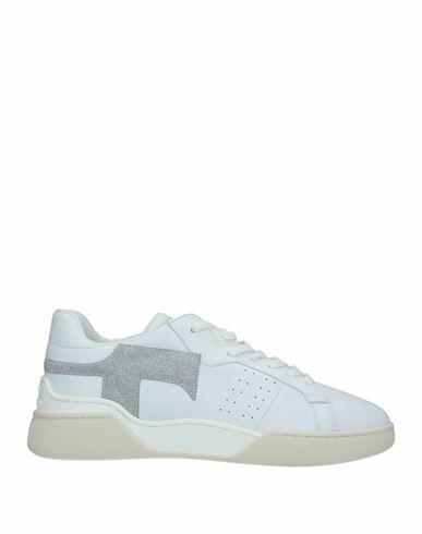 Tod's Woman Sneakers White Soft Leather Cover