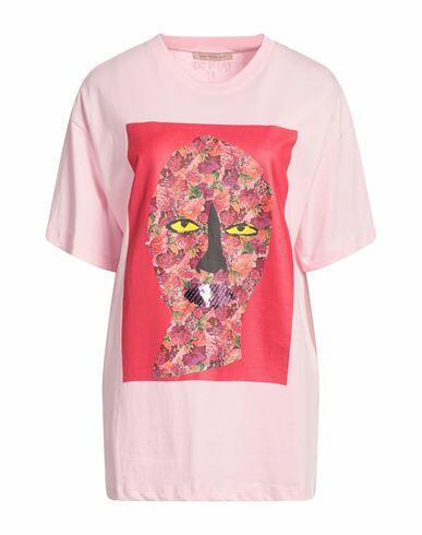 Christopher Kane Woman T-shirt Pink Organic cotton Cover