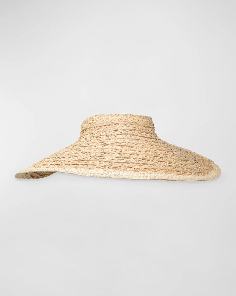 Gigi Burris Margot Straw Visor Cover