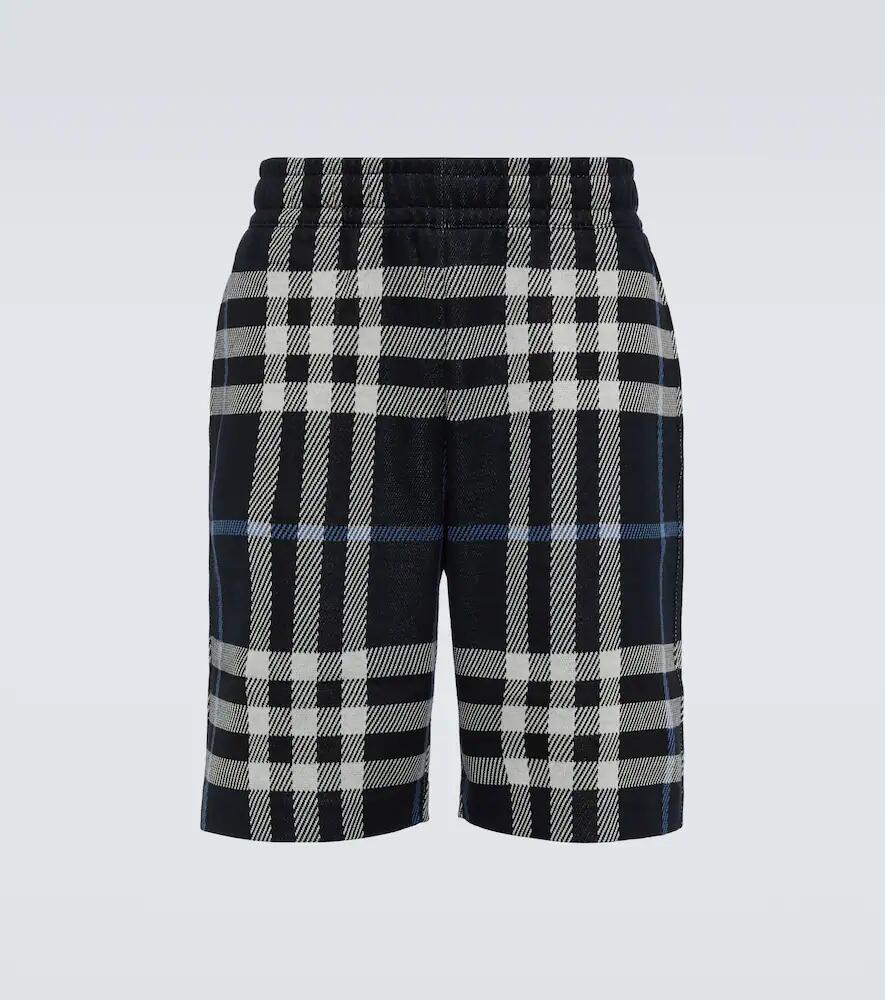 Burberry Checked cotton shorts Cover