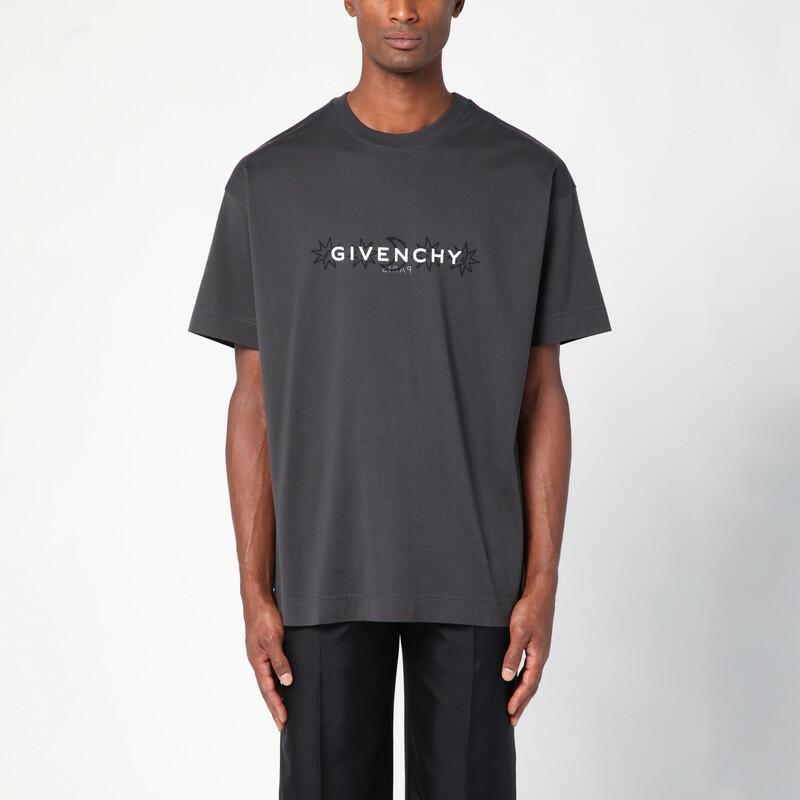 Givenchy Dark grey Reverse T-shirt with tarot print Cover