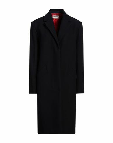 Zadig & voltaire Woman Coat Midnight blue Wool, Polyester, Polyamide Cover