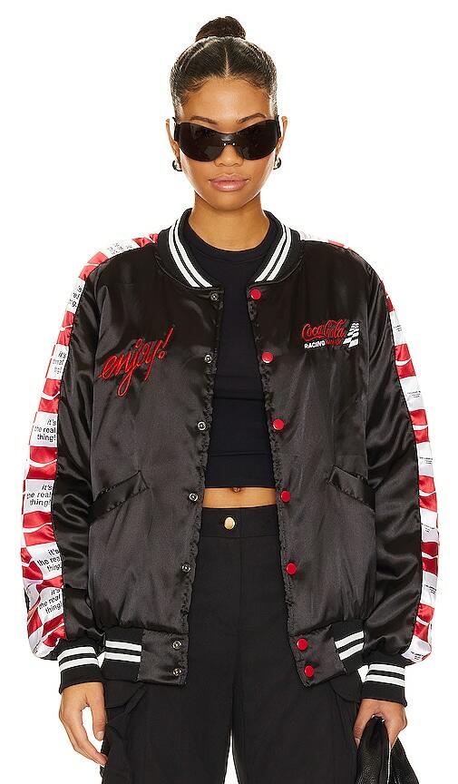 The Laundry Room Coca Cola Racing Stadium Jacket in Black Cover