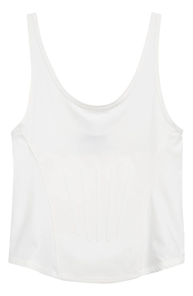 MUGLER Corset Top in Snow Cover