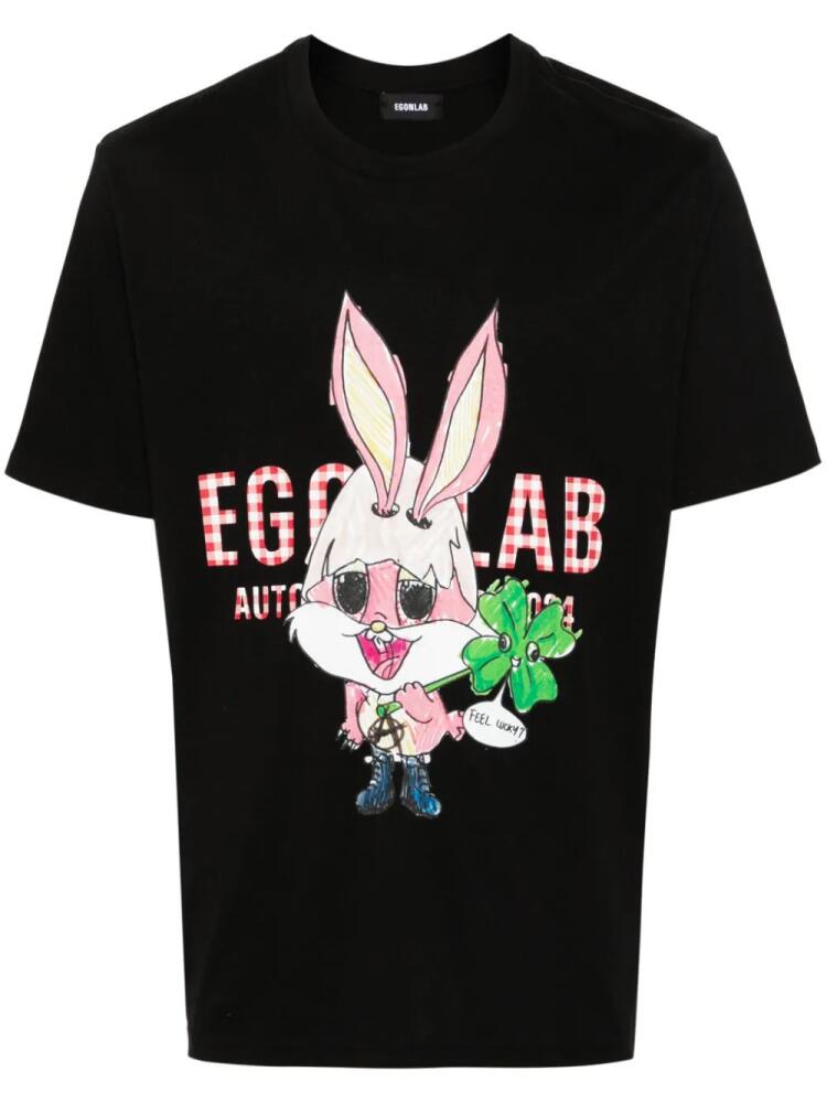 EGONlab. Lapinou T-shirt - Black Cover