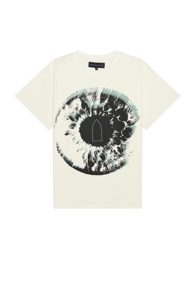 Who Decides War by Ev Bravado Eye Short Sleeve T-shirt in Ivory Cover