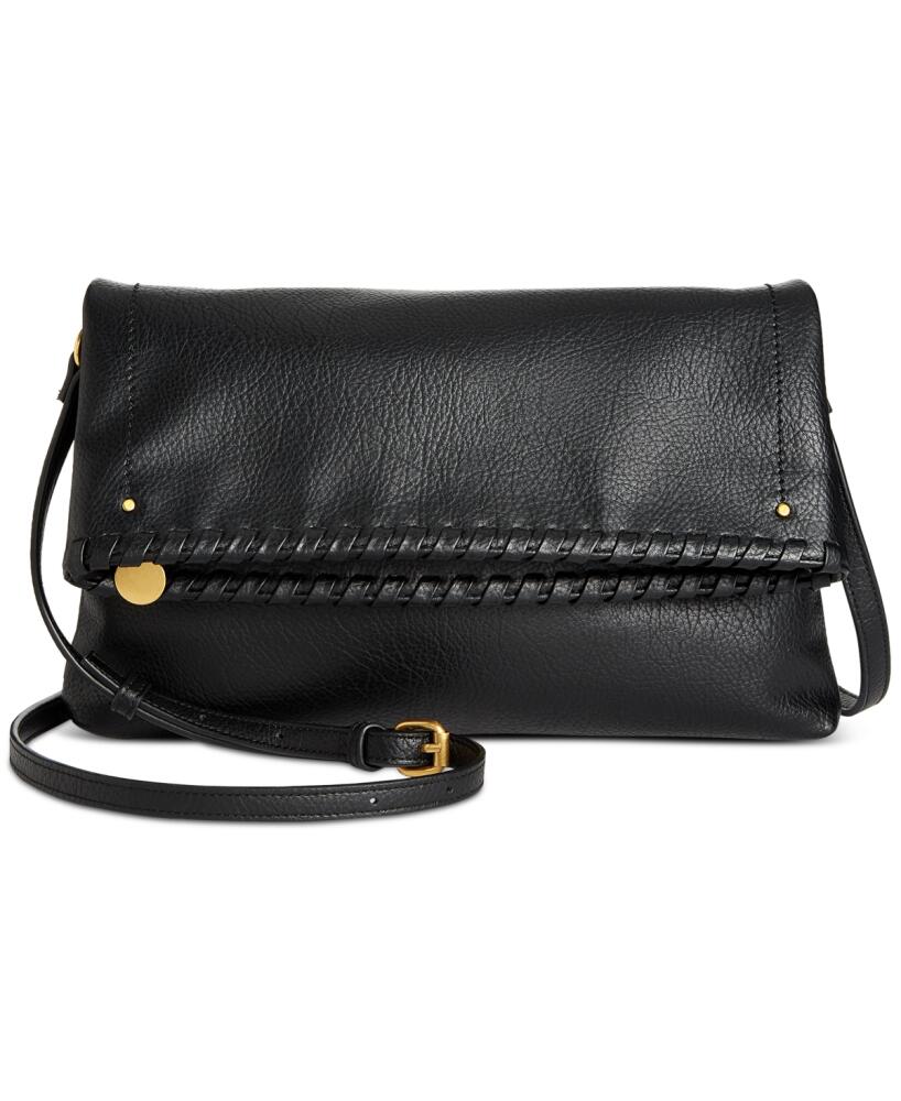 Style & Co. Whipstitch East West Flap Small Crossbody, Created for Macy's - Black Cover