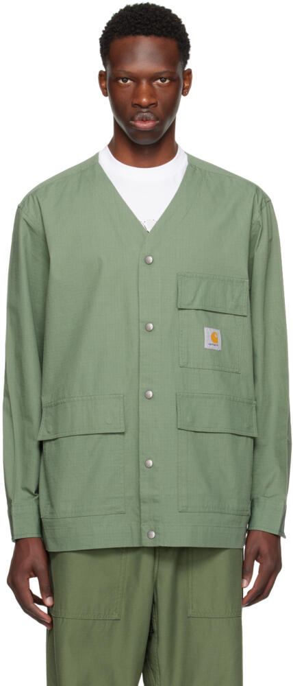 Carhartt Work In Progress Green Elroy Jacket Cover