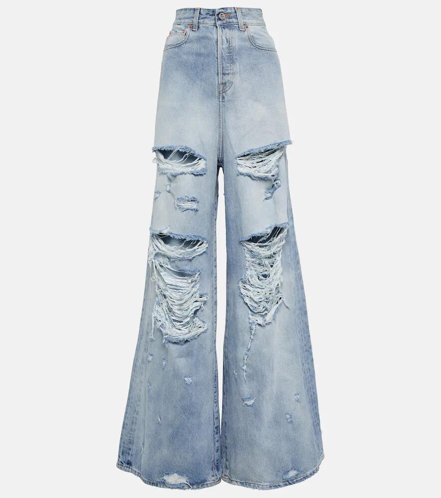 Vetements Distressed high-rise jeans Cover