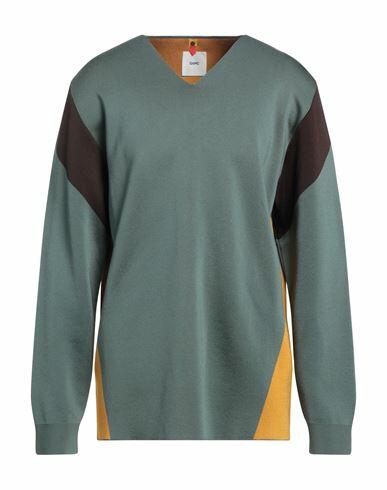 Oamc Man Sweater Sage green Viscose, Nylon, Elastane Cover