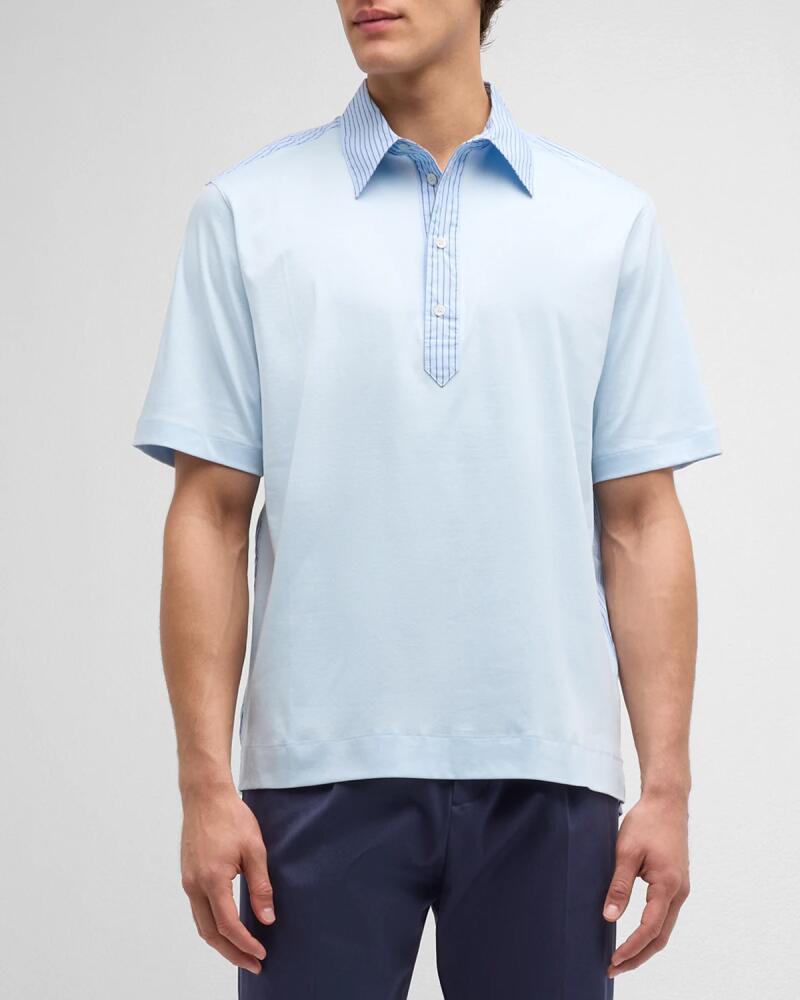 Paul Smith Men's Hybrid Dress Polo Shirt Cover