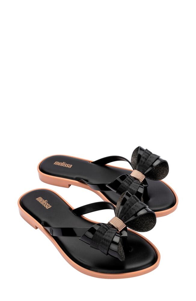 Melissa Slim V Ad Water Resistant Flip Flop in Black Cover