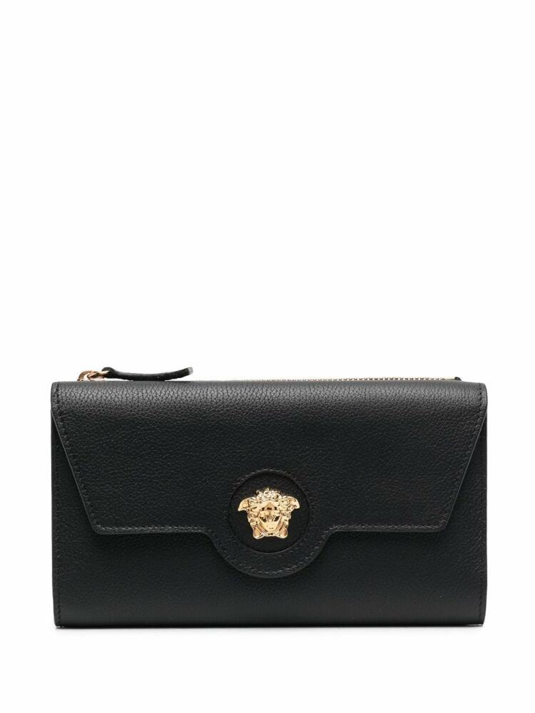 Versace La Medusa leather wallet - Black Cover