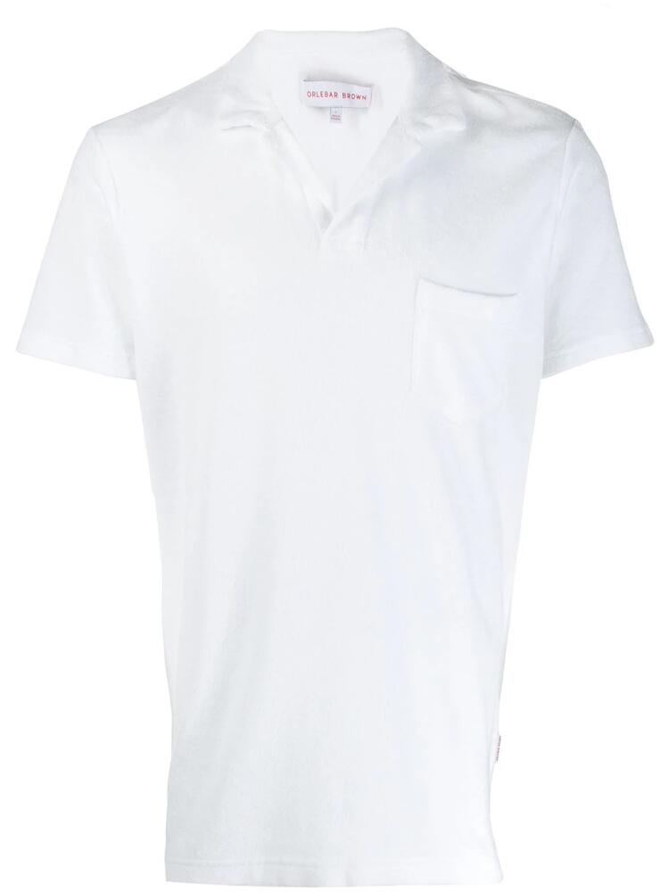 Orlebar Brown terrycloth polo shirt - White Cover