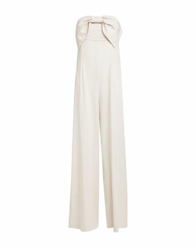 Vicolo Woman Jumpsuit Off white Polyester, Elastane Cover