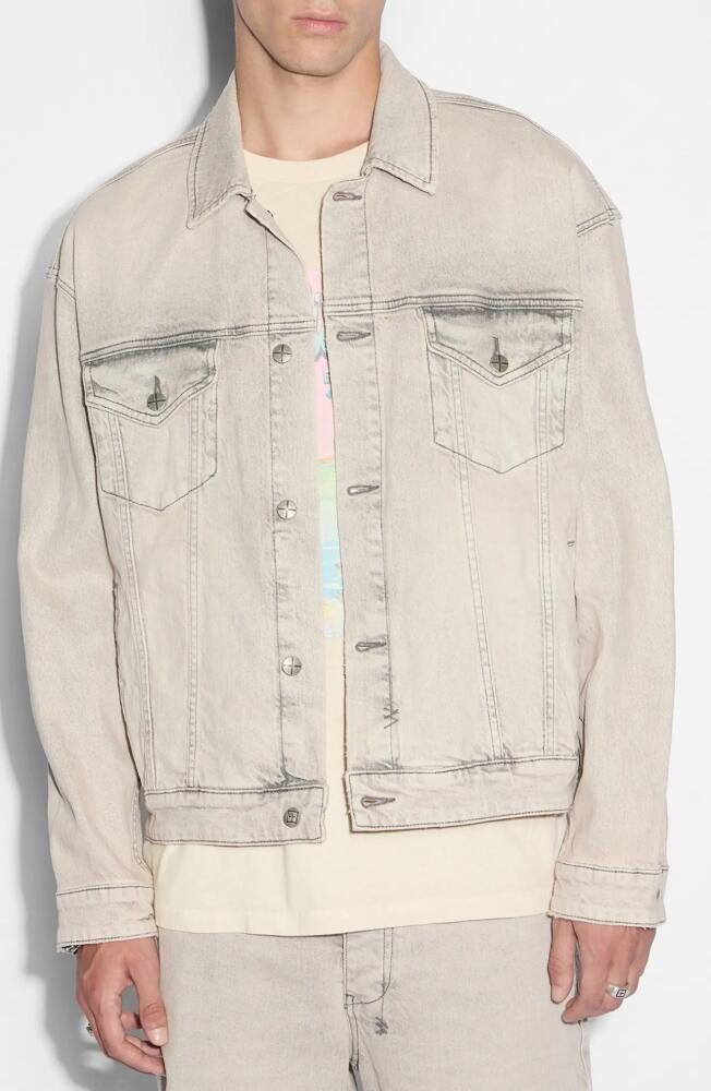 Ksubi Pluto Oh G Denim Jacket in Grey Cover