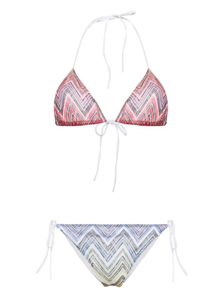 Missoni zigzag crochet bikini - Red Cover