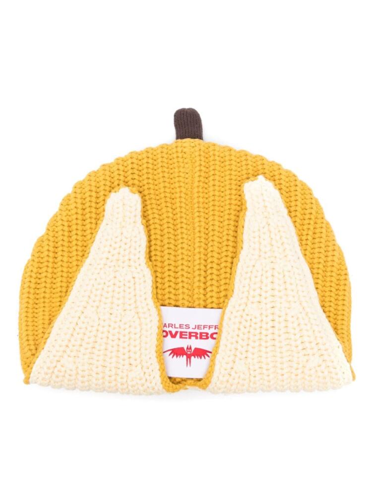 Charles Jeffrey Loverboy Chunky Banana beanie hat - Yellow Cover