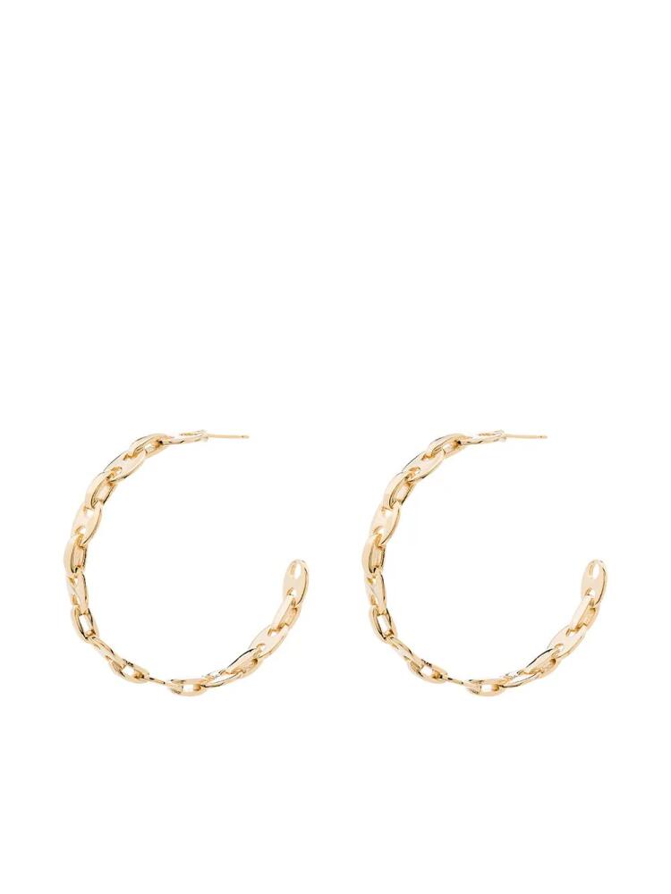 Rabanne chain-link hoop earrings - Gold Cover