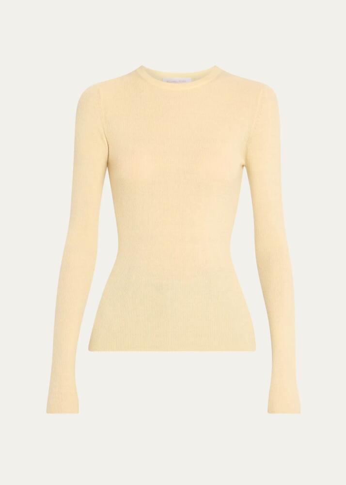 Michael Kors Collection Hutton Ribbed Cashmere Pullover Cover