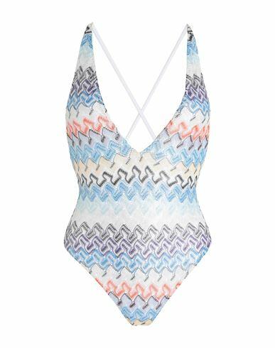 Missoni Woman One-piece swimsuit Blue Viscose Cover