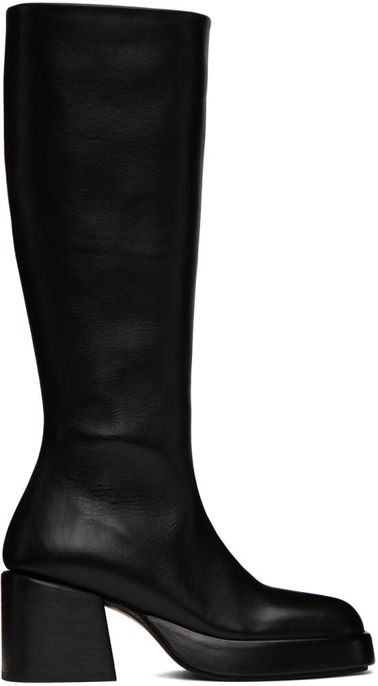 Marsèll Black Plattino Boots Cover