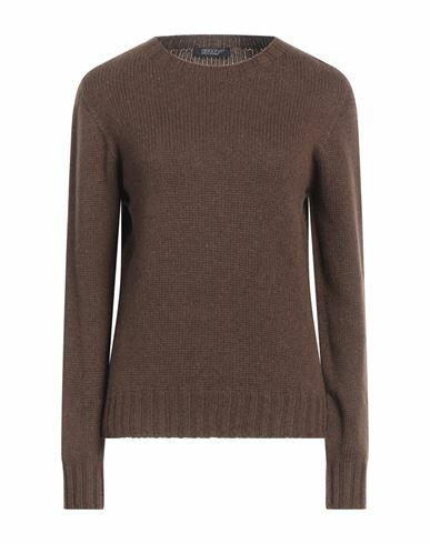 Aragona Woman Sweater Cocoa Cashmere Cover