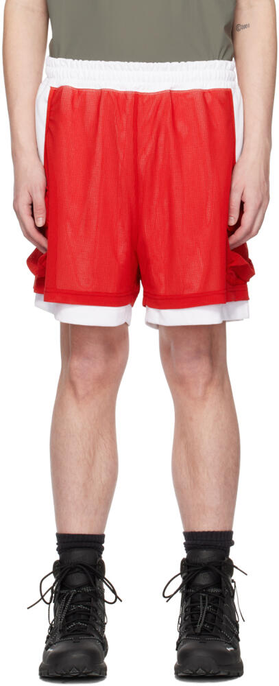 F/CE.® Red & White Layered Shorts Cover