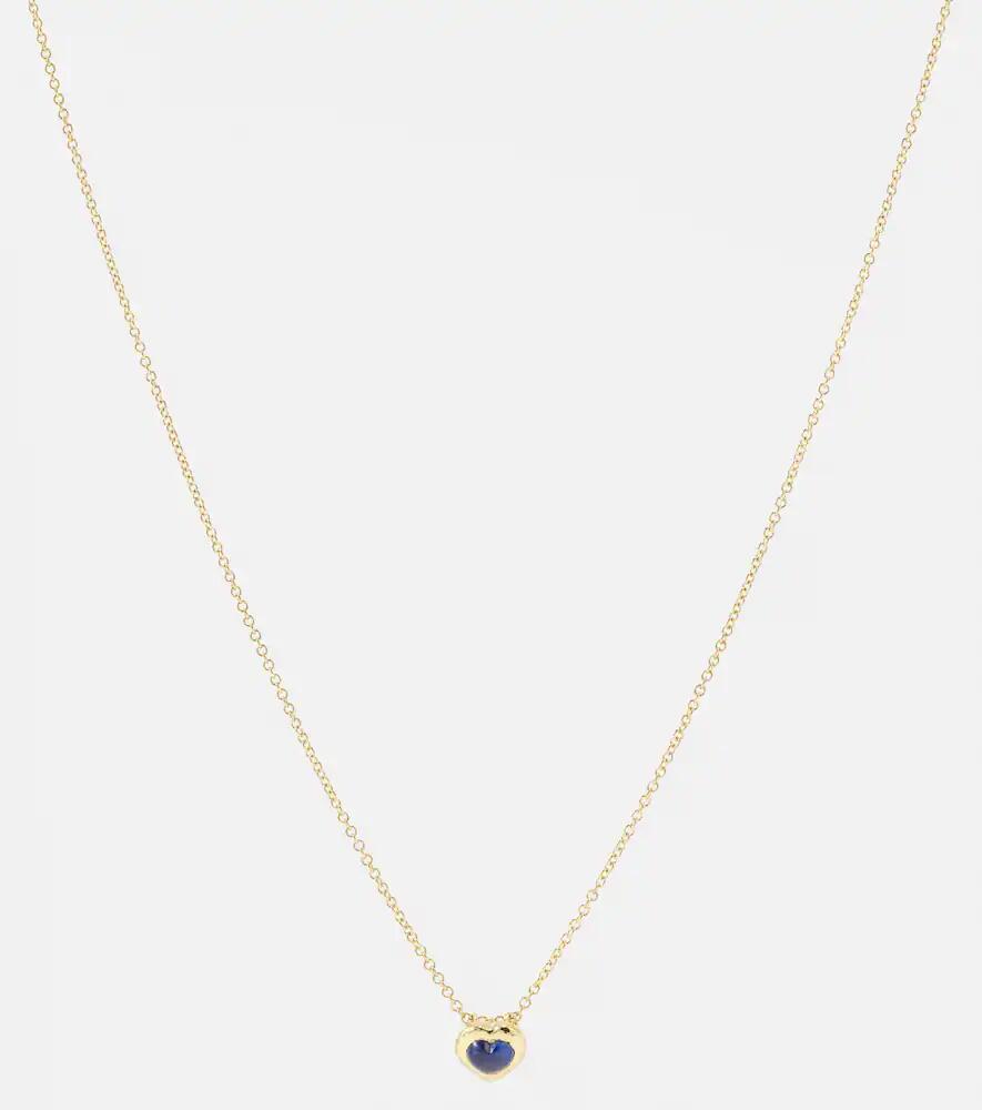 Octavia Elizabeth 18kt gold necklace with blue sapphire Cover