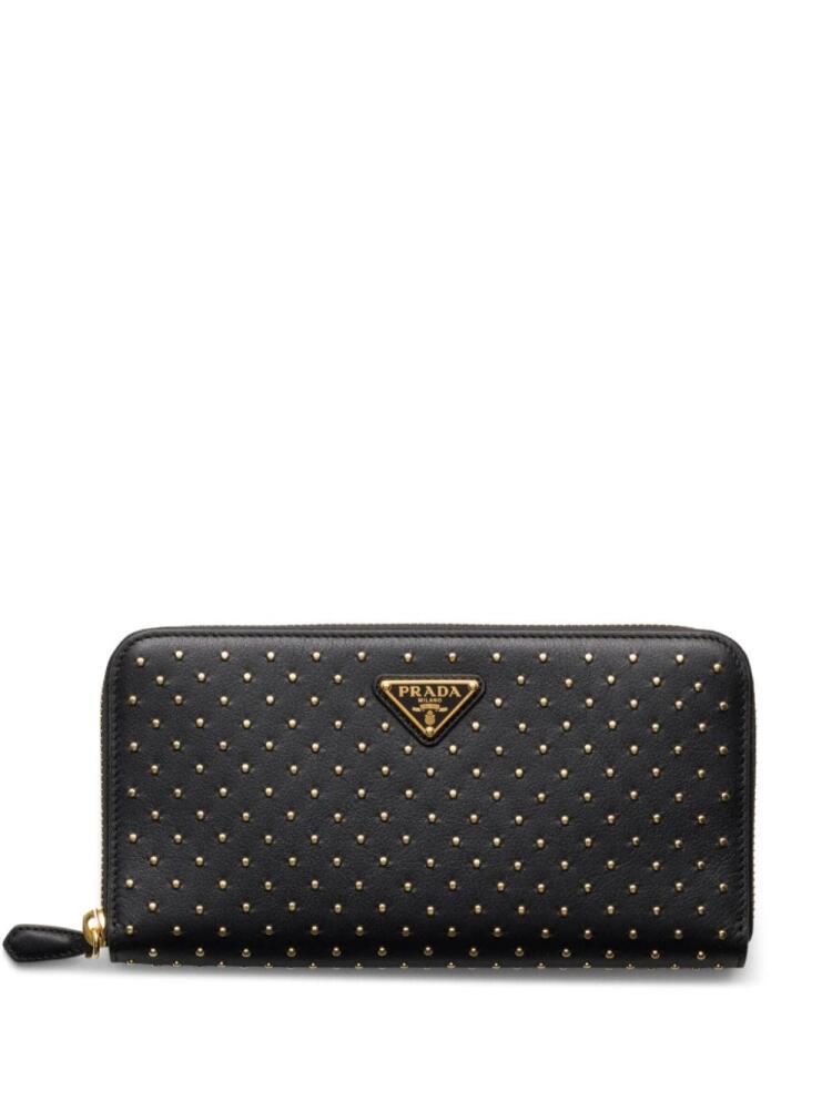 Prada studded wallet - Black Cover