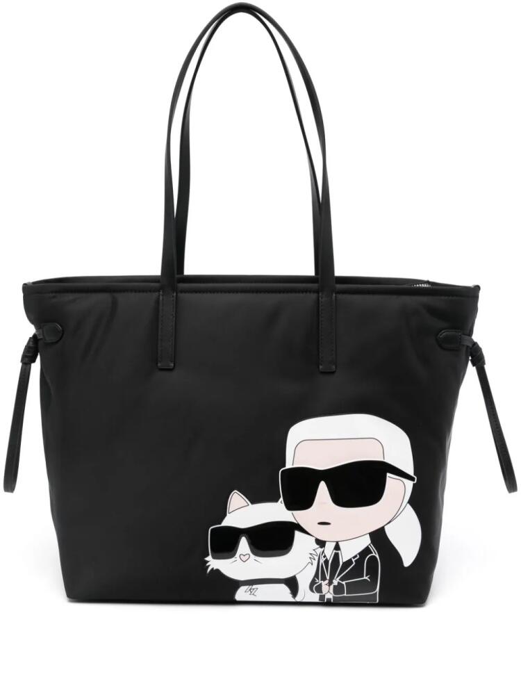 Karl Lagerfeld K/Ikonik tote bag - Black Cover