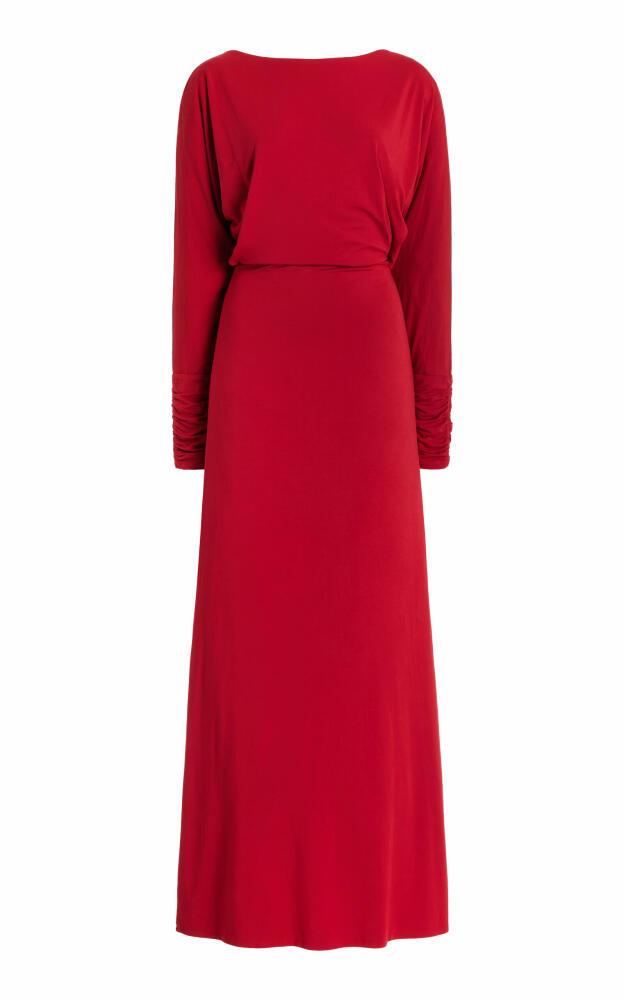 Posse - Sienna Draped Jersey Maxi Dress - Red Cover