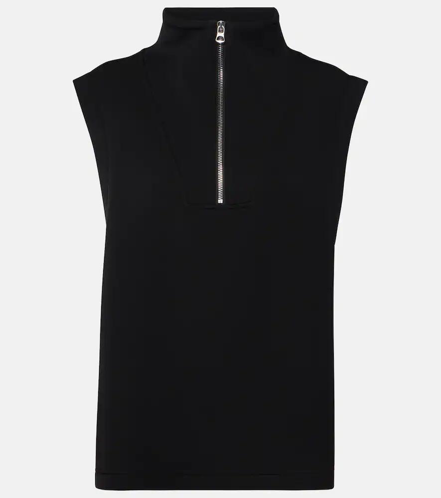 Varley Magnolia half-zip jersey tank top Cover