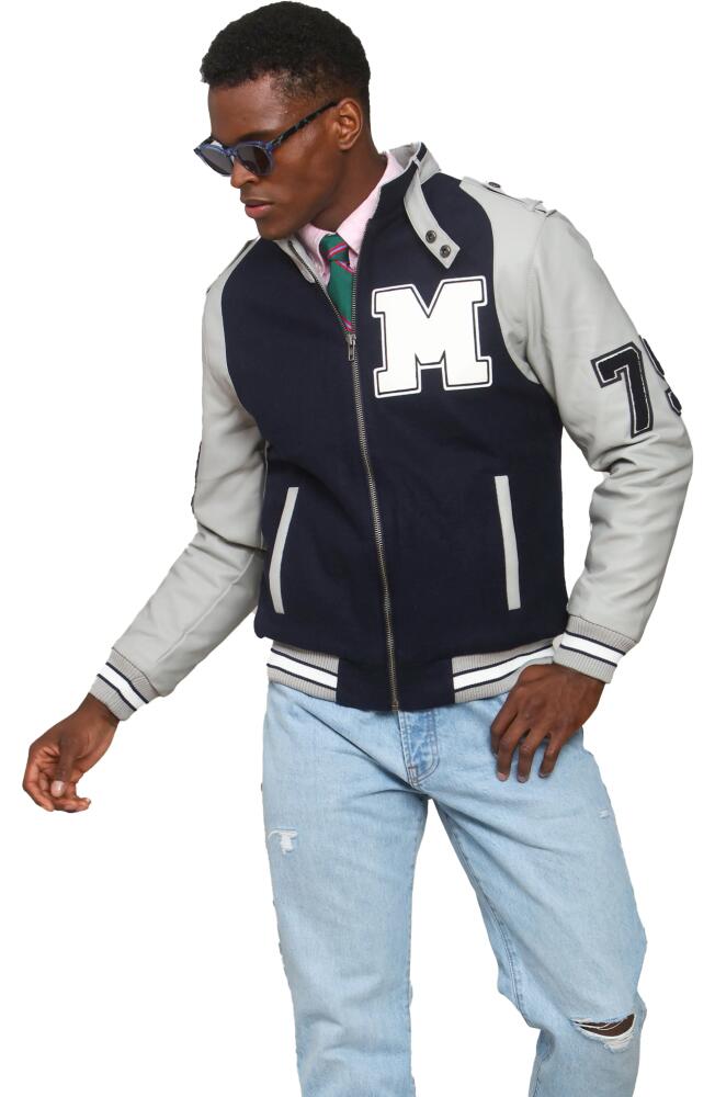 Members Only Varsity Jacket in Navy Cover